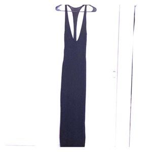 Black Indah dress with crochet sides